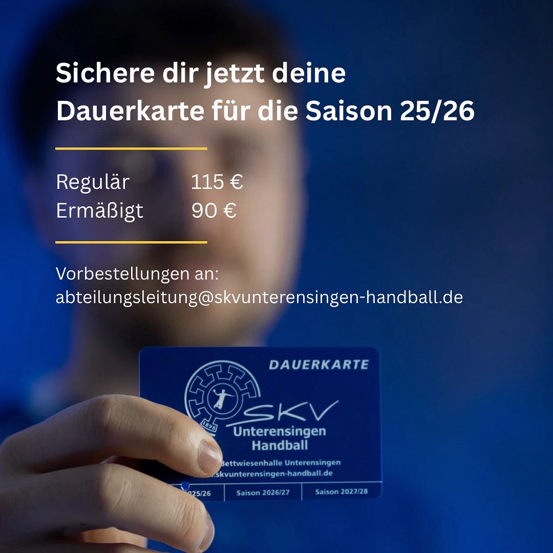 Dauerkartenverkauf 2025/2026
